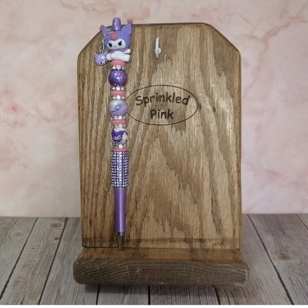#KUR-870 Handmade Beaded Pen Kuromi